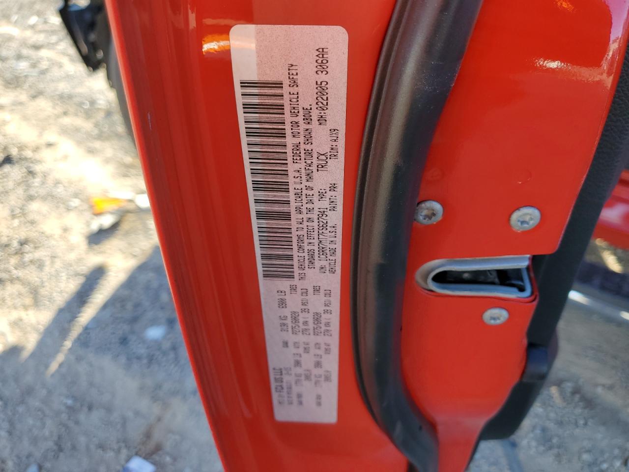 2015 Ram 1500 Sport VIN: 1C6RR7MT7FS627941 Lot: 92919555