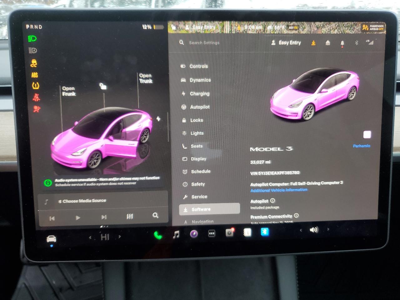 2023 Tesla Model 3 VIN: 5YJ3E1EAXPF385780 Lot: 90505885