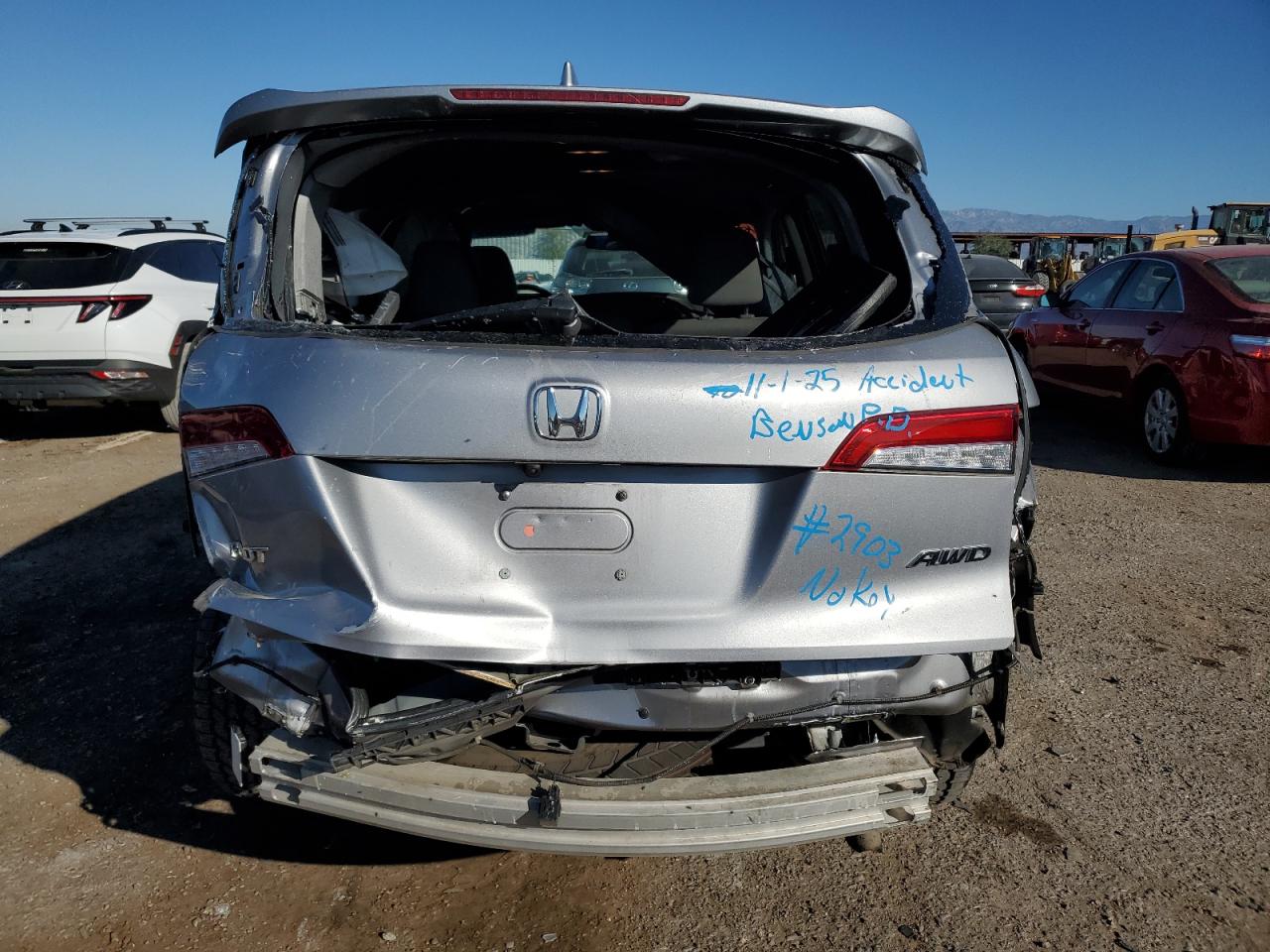 2021 Honda Pilot Ex VIN: 5FNYF6H31MB072903 Lot: 91439065