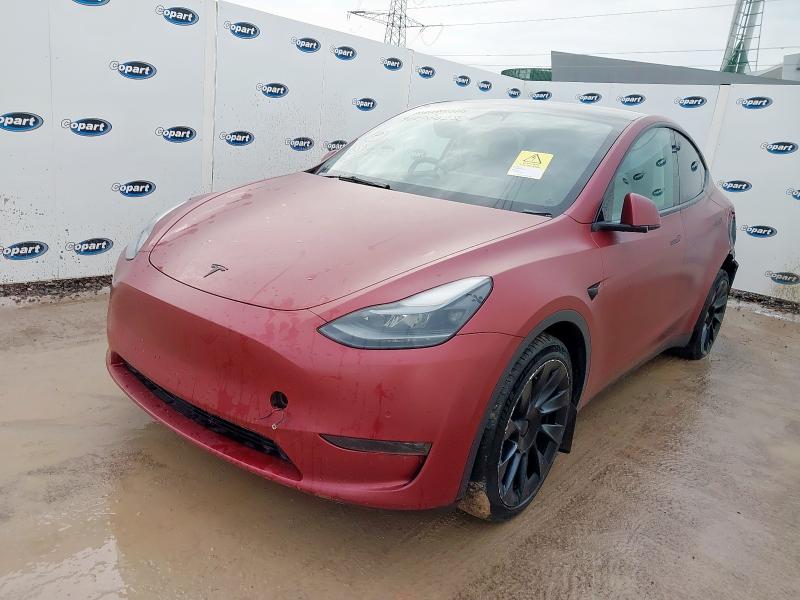 2022 TESLA MODEL Y LONG RANGE AWD 5DR AUTO for sale at Copart BRISTOL