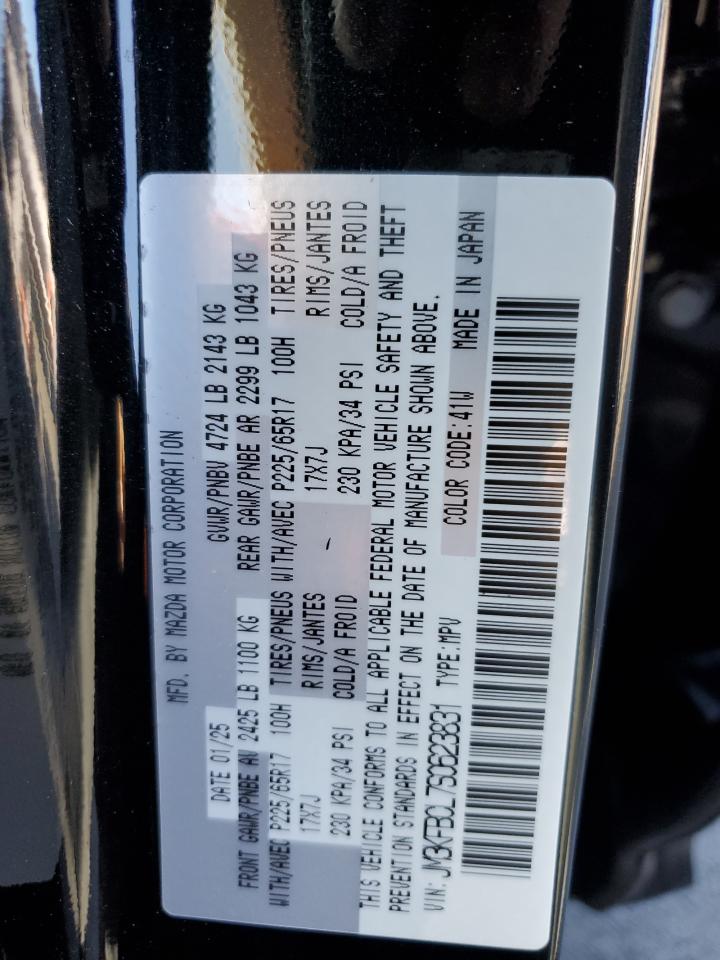 2025 Mazda Cx-5 Preferred VIN: JM3KFBCL7S0623831 Lot: 91018485