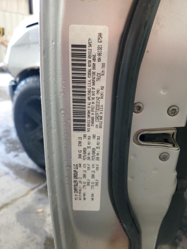 2012 Dodge Ram 1500 St VIN: 1C6RD7FT3CS312142 Lot: 92046555