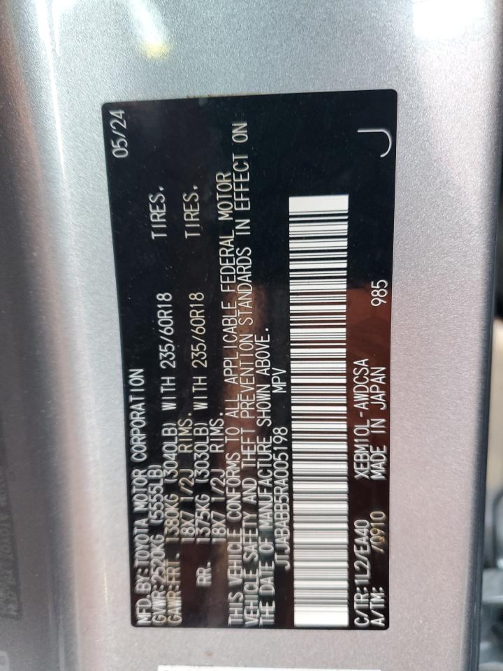 2024 Lexus Rz 300E VIN: JTJABABB5RA005198 Lot: 90136445