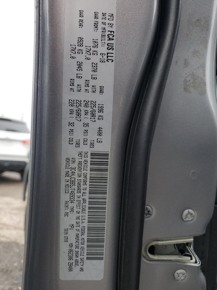 2018 Jeep Compass Latitude VIN: 3C4NJCBB5JT469334 Lot: 93281495