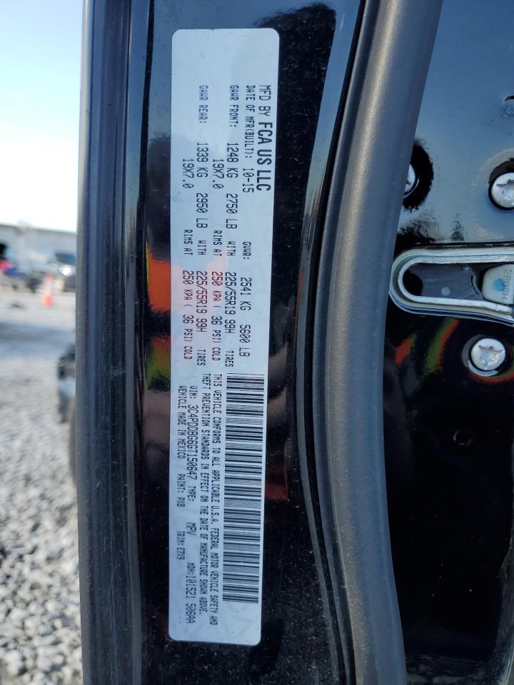 2016 Dodge Journey Sxt VIN: 3C4PDDBG6GT150647 Lot: 92534055