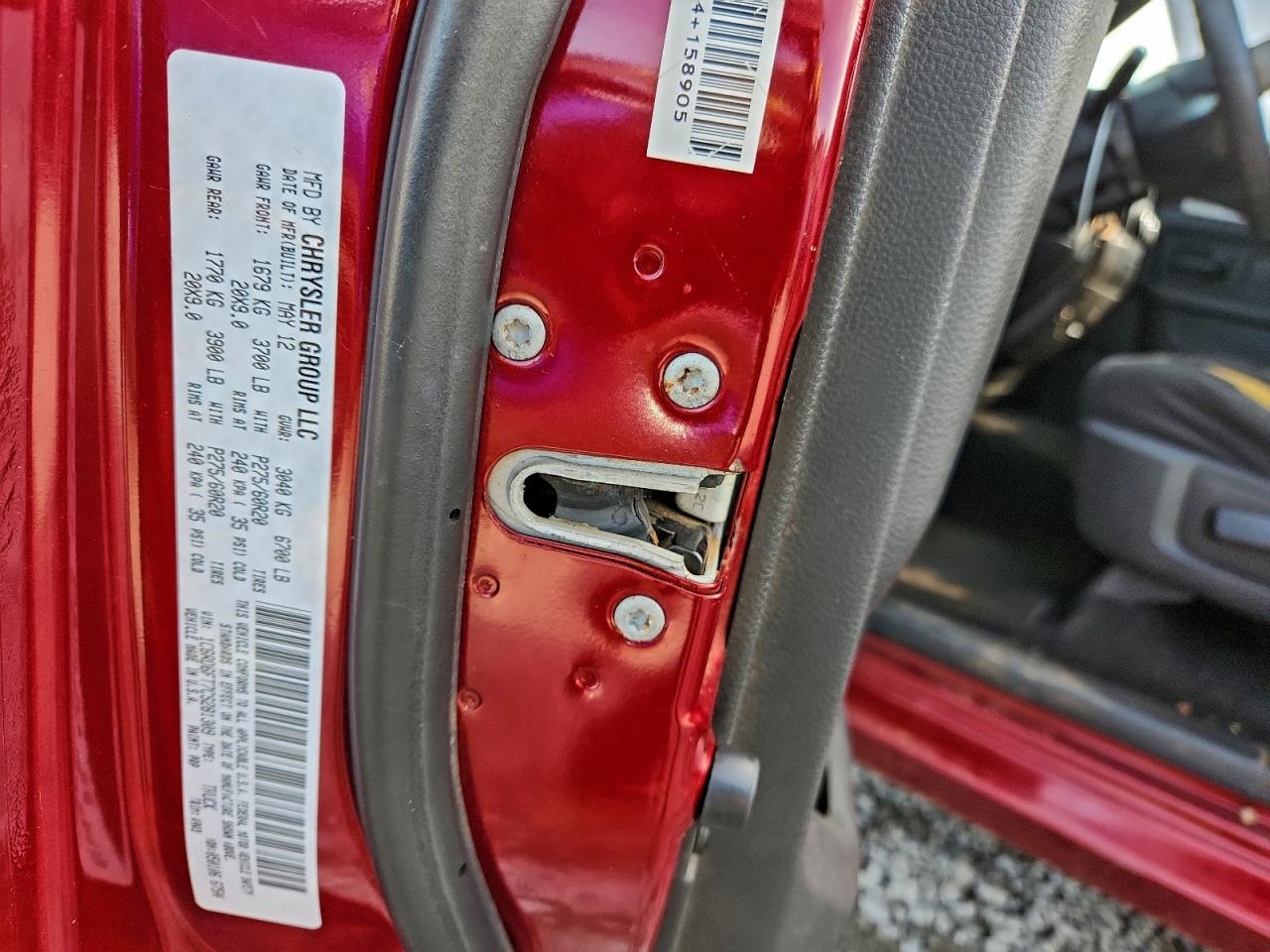 2012 Dodge Ram 1500 St VIN: 1C6RD6FT7CS281309 Lot: 94728355