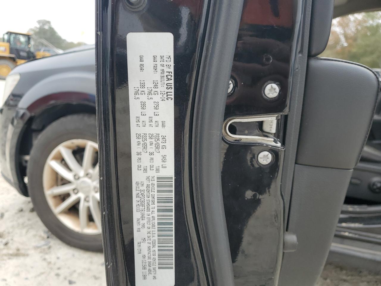 2015 Dodge Journey Sxt VIN: 3C4PDCBG8FT610464 Lot: 91401825