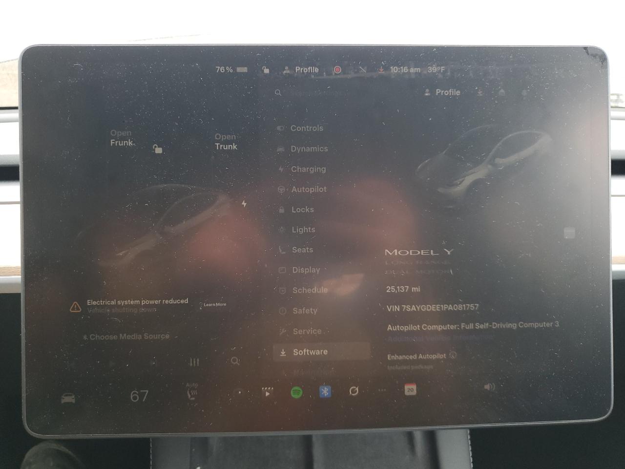 2023 Tesla Model Y VIN: 7SAYGDEE1PA081757 Lot: 93755495