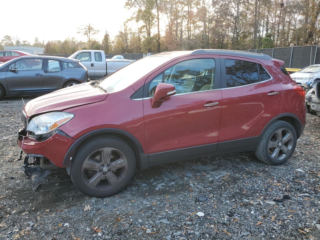 2014 Buick Encore red suv gas KL4CJASB9EB553556 photo #1