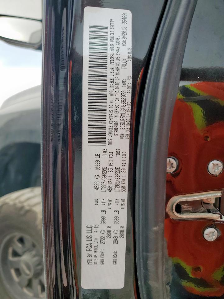 2015 Ram 2500 Slt VIN: 3C6UR5ML6FG662072 Lot: 92315805