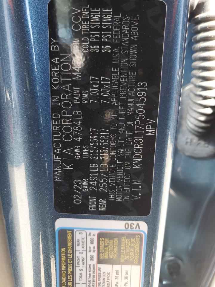 2023 Kia Niro Wind VIN: KNDCR3L17P5045913 Lot: 92003385