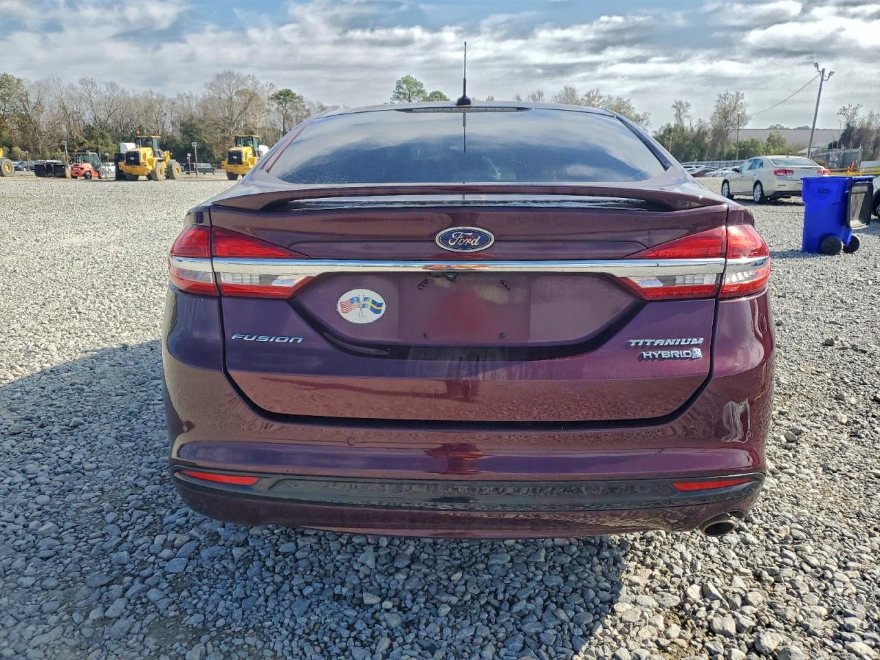 2017 Ford Fusion Titanium Hev VIN: 3FA6P0RU5HR256728 Lot: 94239385