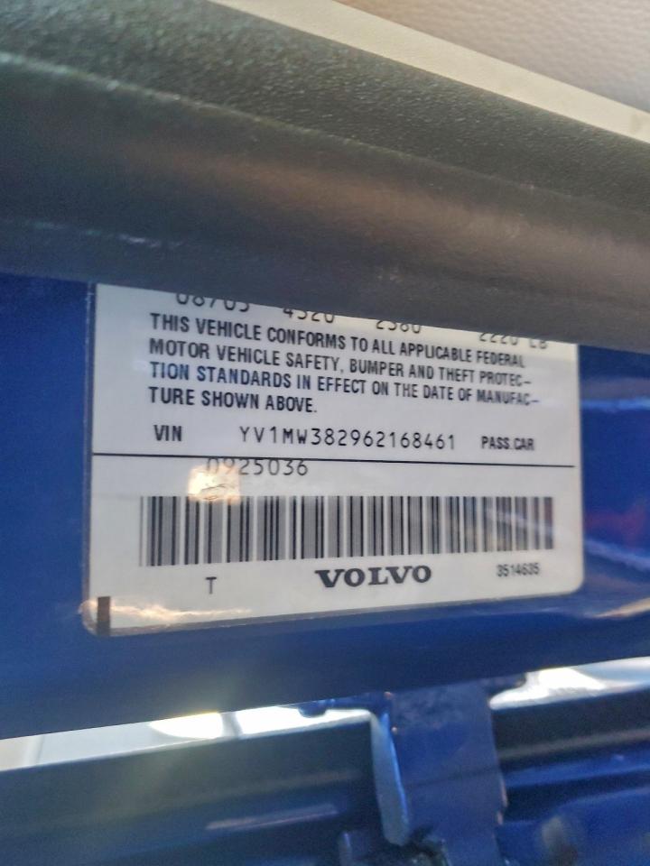 2006 Volvo V50 2.4I VIN: YV1MW382962168461 Lot: 93330525