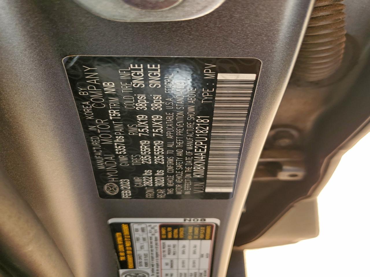 2023 Hyundai Ioniq 5 Sel VIN: KM8KN4AE2PU182181 Lot: 94269645