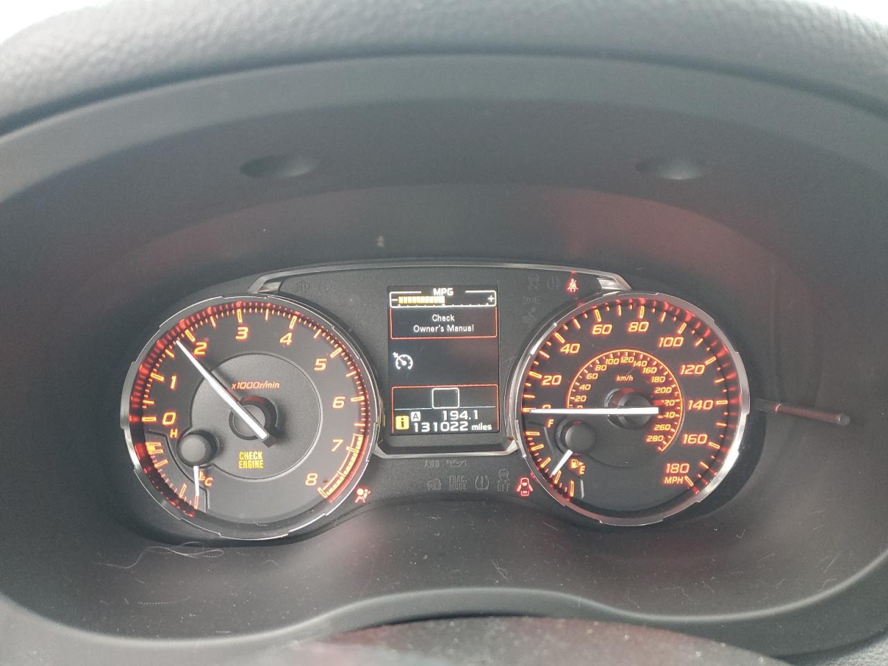 2015 Subaru Wrx Limited VIN: JF1VA1G64F9819414 Lot: 93299835