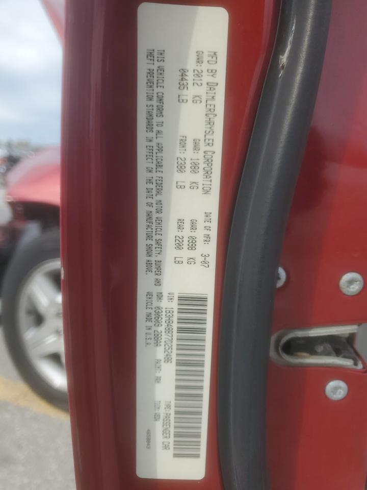 2007 Dodge Caliber Sxt VIN: 1B3HB48B77D252486 Lot: 92058655