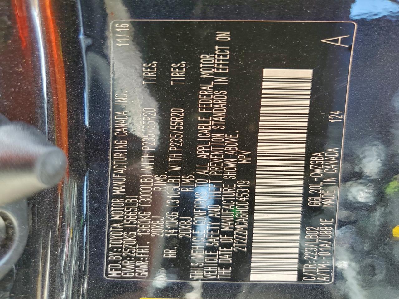 2017 Lexus Rx 350 Base VIN: 2T2ZZMCA6HC045319 Lot: 92312695