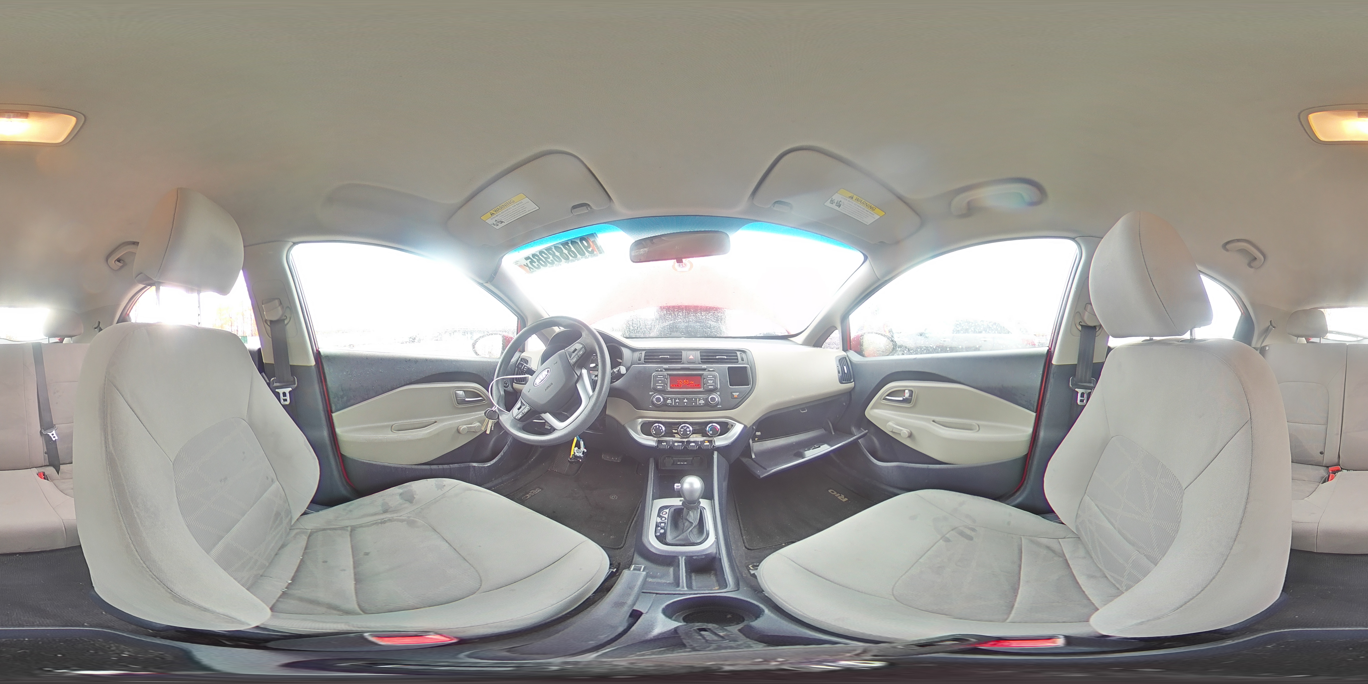 2014 Kia Rio Lx VIN: KNADM5A34E6406733 Lot: 91717935