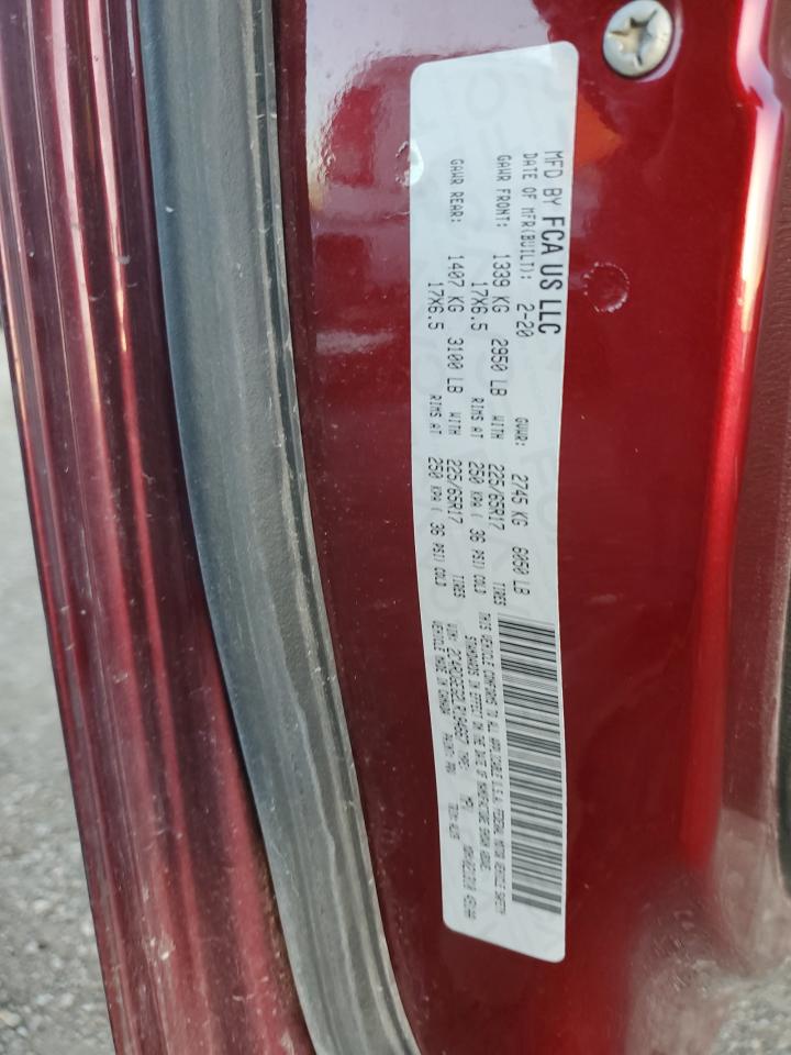 2020 Dodge Grand Caravan Gt VIN: 2C4RDGEG2LR184667 Lot: 91935155