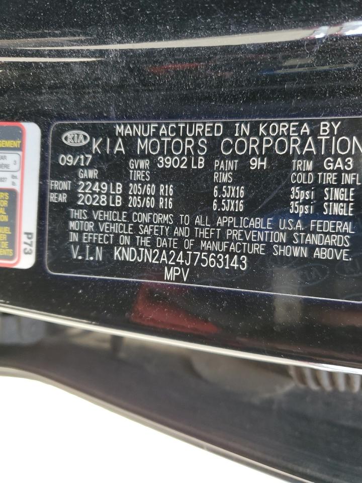 2018 Kia Soul VIN: KNDJN2A24J7563143 Lot: 92856795