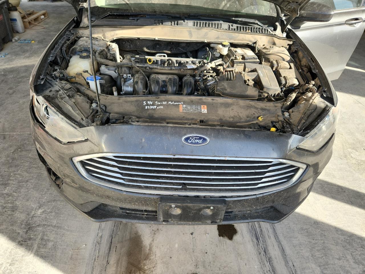 2019 Ford Fusion S VIN: 3FA6P0G76KR148364 Lot: 92075335