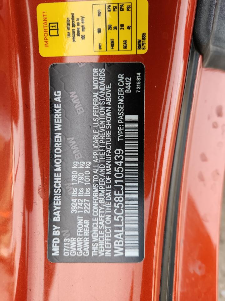 2014 BMW Z4 Sdrive28I VIN: WBALL5C58EJ105439 Lot: 93290545