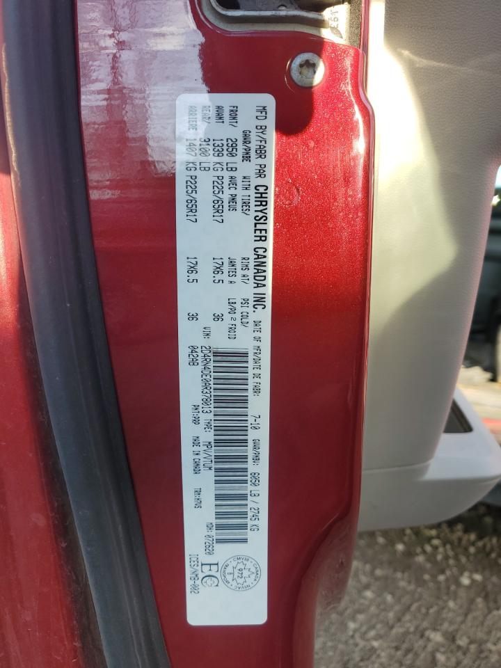 2010 Dodge Grand Caravan Se VIN: 2D4RN4DE0AR378013 Lot: 91444375