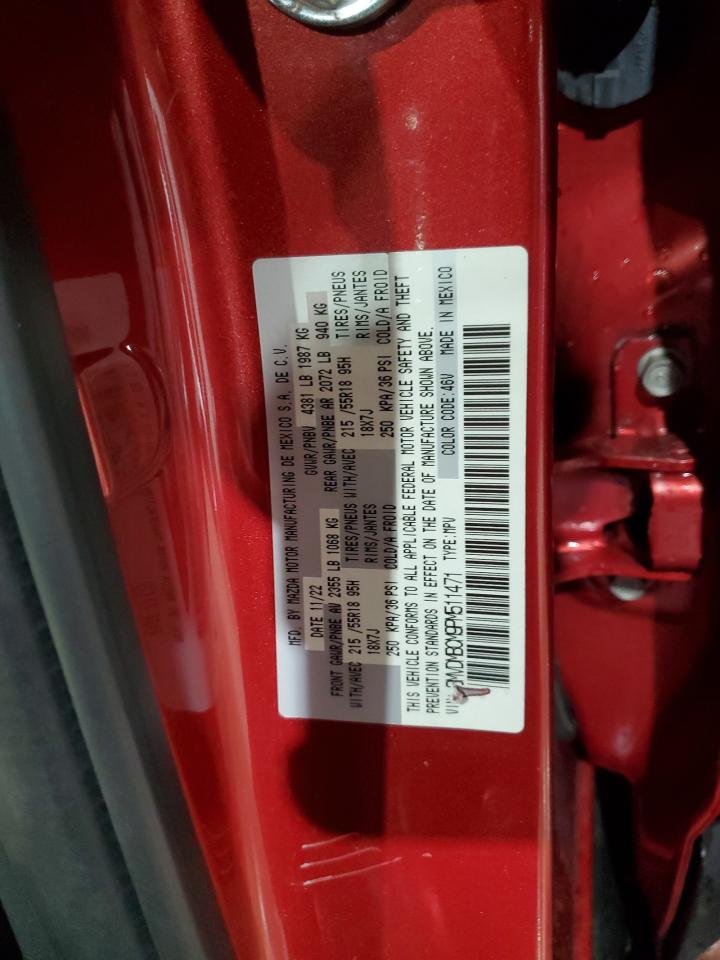 2023 Mazda Cx-30 Preferred VIN: 3MVDMBCM9PM511471 Lot: 93542935