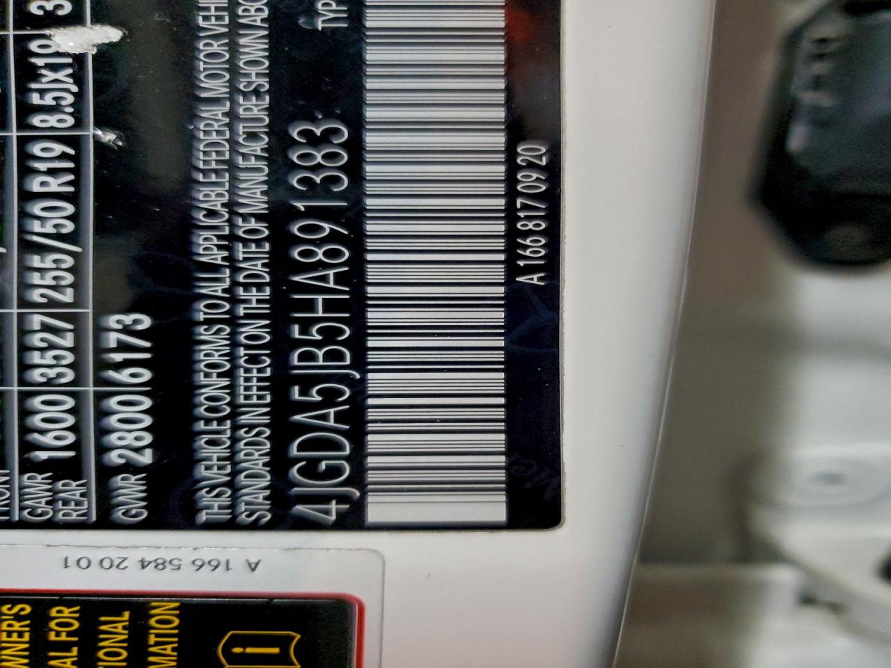 2017 Mercedes-Benz Gle 350 VIN: 4JGDA5JB5HA891383 Lot: 95075785