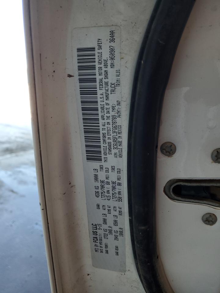 2015 Ram 2500 Laramie VIN: 3C6UR5FL3FG678789 Lot: 91375515