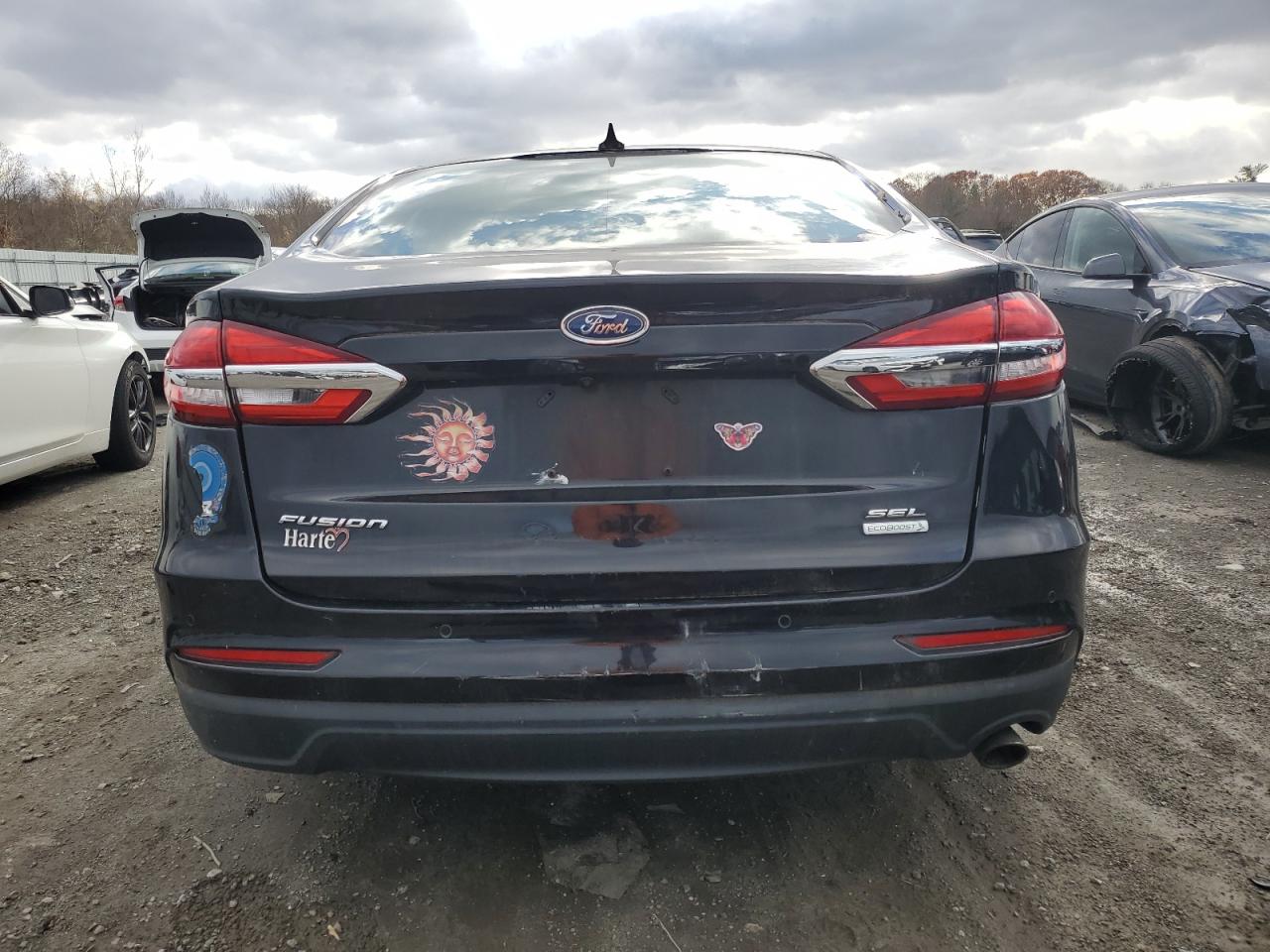 2019 Ford Fusion Sel VIN: 3FA6P0CD4KR252766 Lot: 91791165