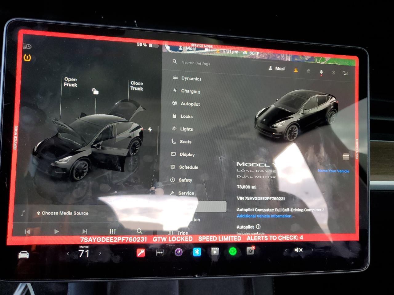 2023 Tesla Model Y VIN: 7SAYGDEE2PF760231 Lot: 93517345