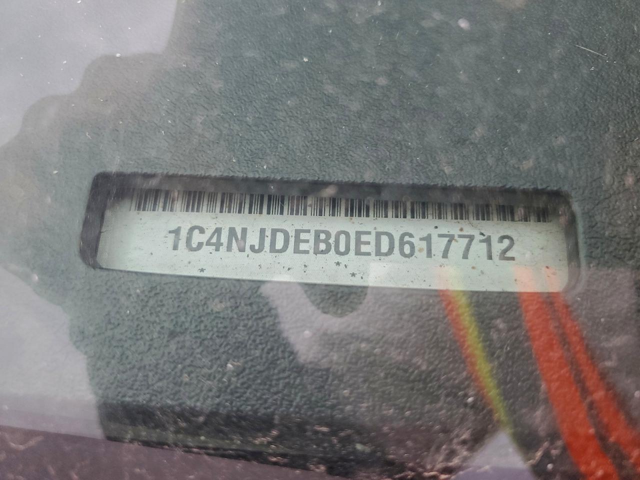 2014 Jeep Compass Latitude VIN: 1C4NJDEB0ED617712 Lot: 93694675