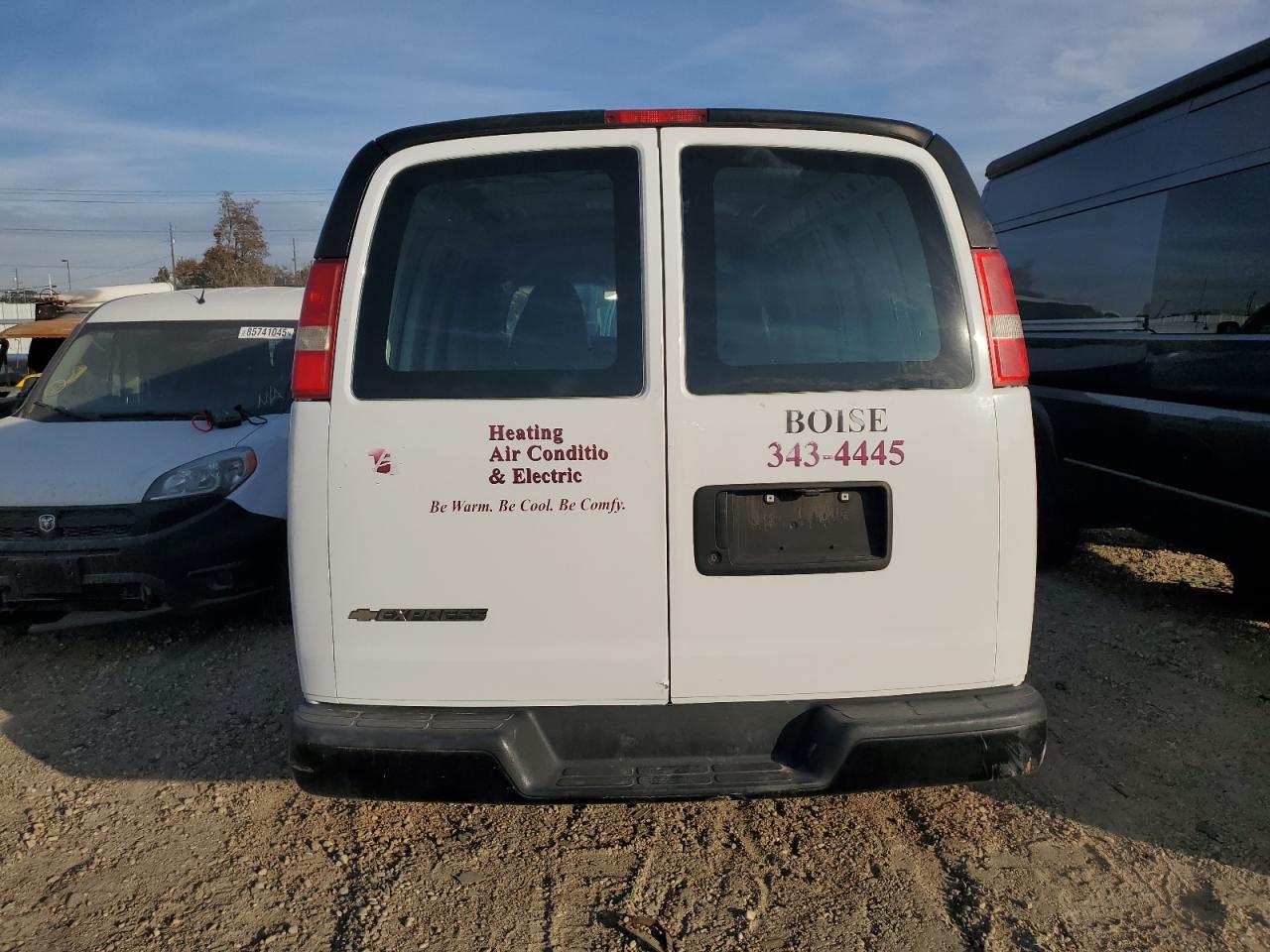 2013 Chevrolet Express Delivery Van VIN: 1GCSGAFX4D1166228 Lot: 87063685