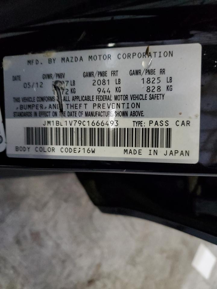 2012 Mazda 3 I VIN: JM1BL1V79C1666493 Lot: 93673855