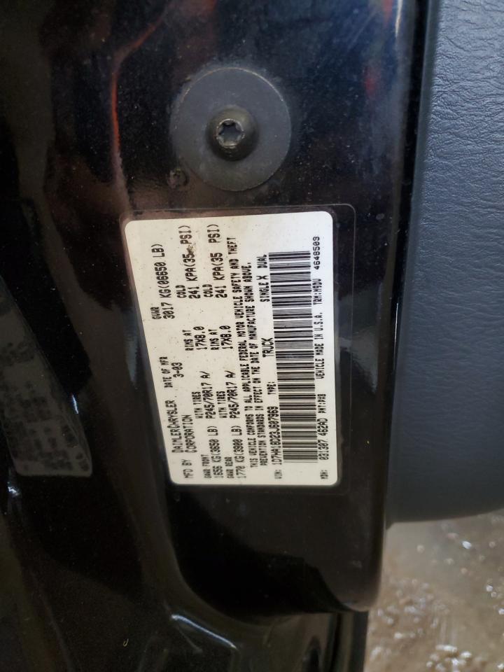 2003 Dodge Ram 1500 St VIN: 1D7HA18D23J607969 Lot: 91370435