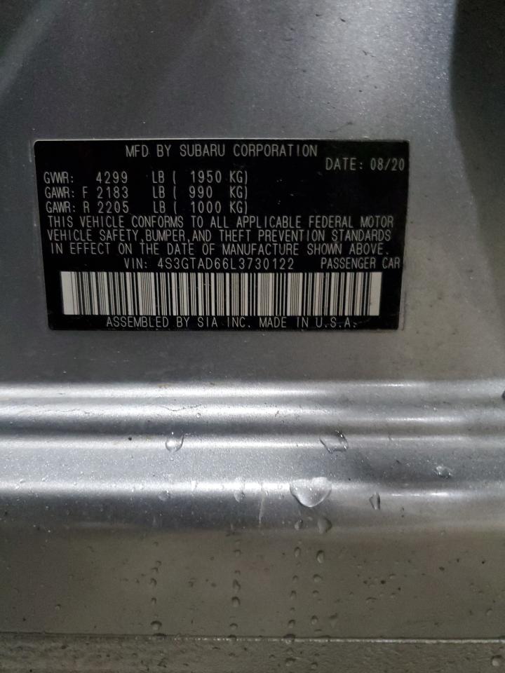 2020 Subaru Impreza Premium VIN: 4S3GTAD66L3730122 Lot: 92979825