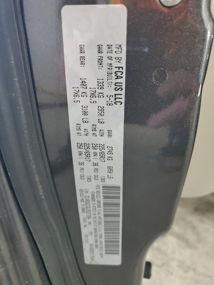 2018 Dodge Grand Caravan Sxt VIN: 2C4RDGCG6JR327264 Lot: 90789945