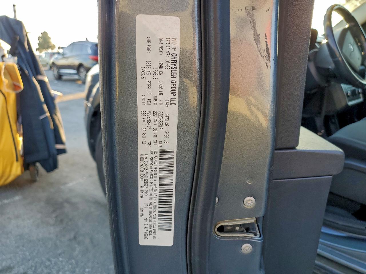 2010 Dodge Journey Sxt VIN: 3D4PG5FV6AT121617 Lot: 94415525