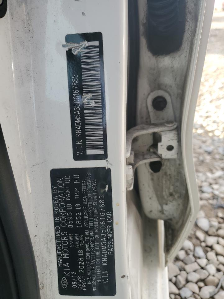 2013 Kia Rio Lx VIN: KNADM5A35D6167885 Lot: 91276465