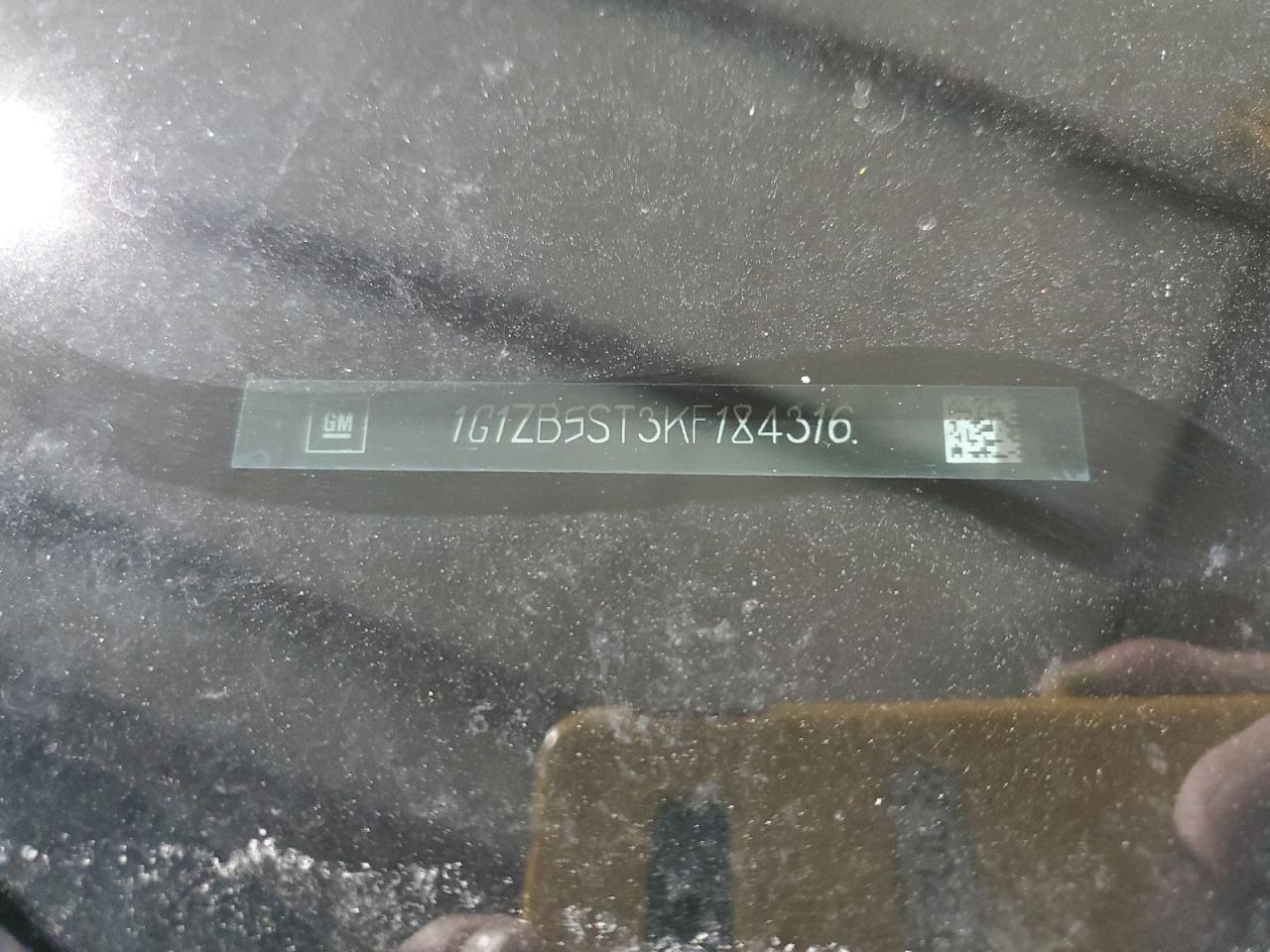 2019 Chevrolet Malibu Ls VIN: 1G1ZB5ST3KF184316 Lot: 92999145