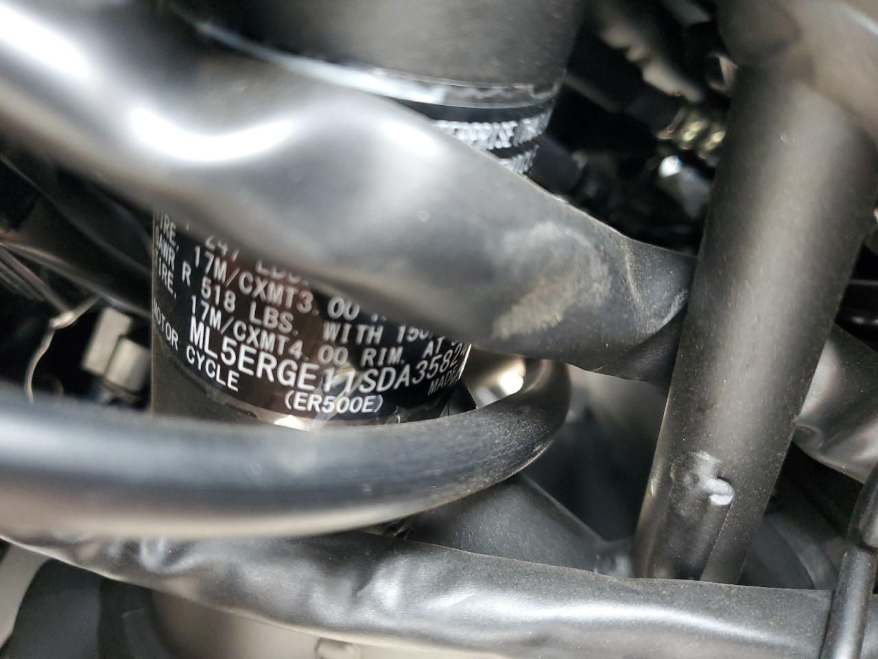 2025 Kawasaki Er500 VIN: ML5ERGE11SDA35824 Lot: 91734915