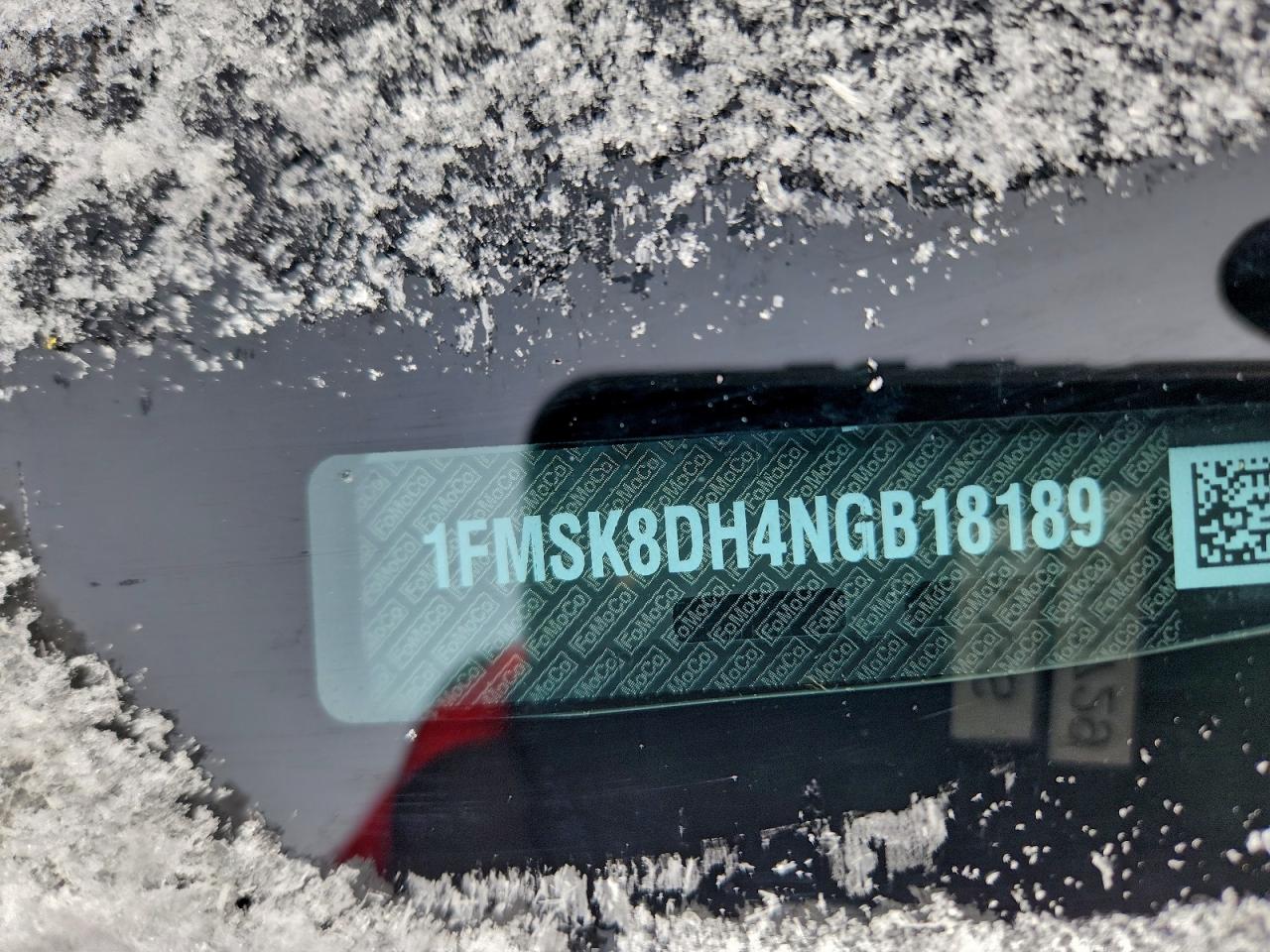 2022 Ford Explorer Xlt VIN: 1FMSK8DH4NGB18189 Lot: 94744545