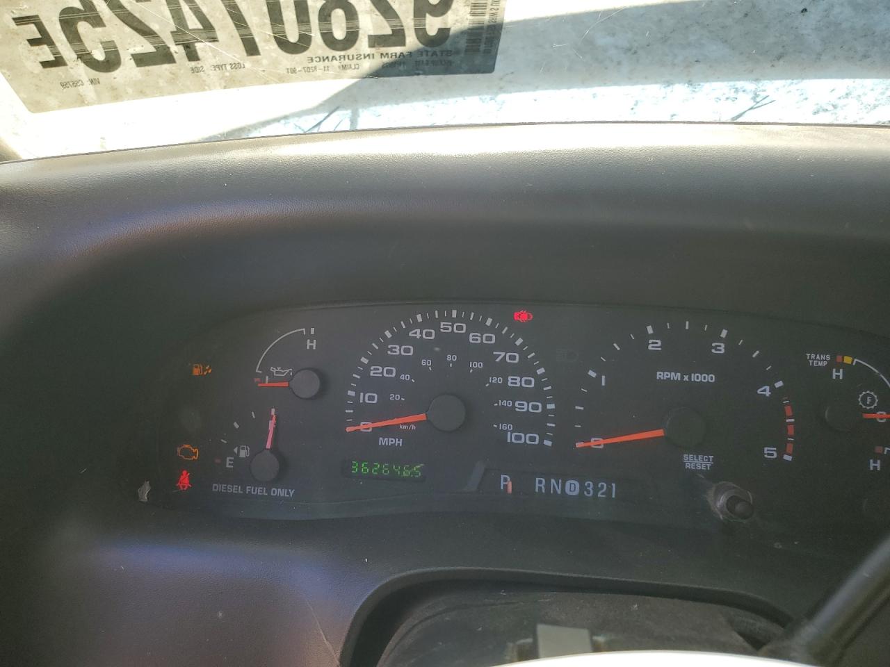 2003 Ford F350 Srw Super Duty VIN: 1FTSW31P23EC55759 Lot: 92807425