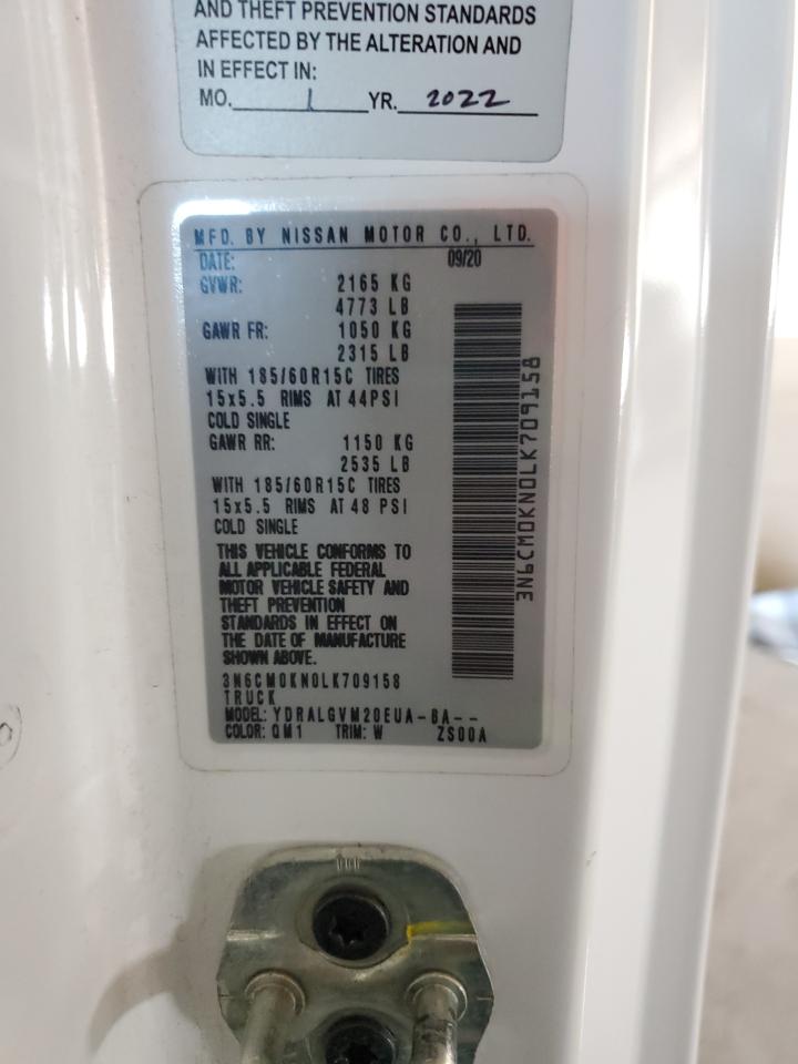 2020 Nissan Nv200 2.5S VIN: 3N6CM0KN0LK709158 Lot: 92061945