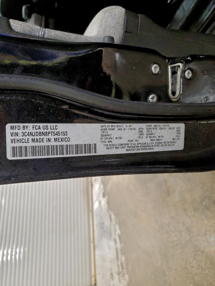 2023 Jeep Compass Latitude VIN: 3C4NJDBN8PT545153 Lot: 93286925