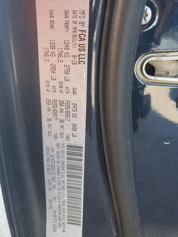 2017 Dodge Journey Sxt VIN: 3C4PDCBG5HT515847 Lot: 93220635