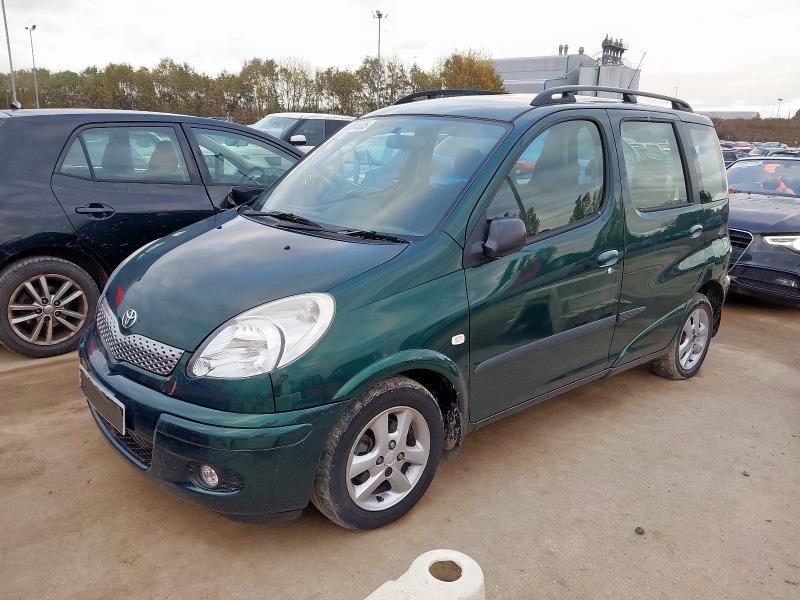 2005 TOYOTA YARIS VERSO 1.3 VVTI T SPIRIT 5DR AUTO for sale at Copart SANDY