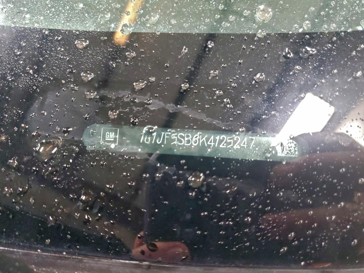 2019 Chevrolet Sonic Premier VIN: 1G1JF5SB6K4125247 Lot: 93859565