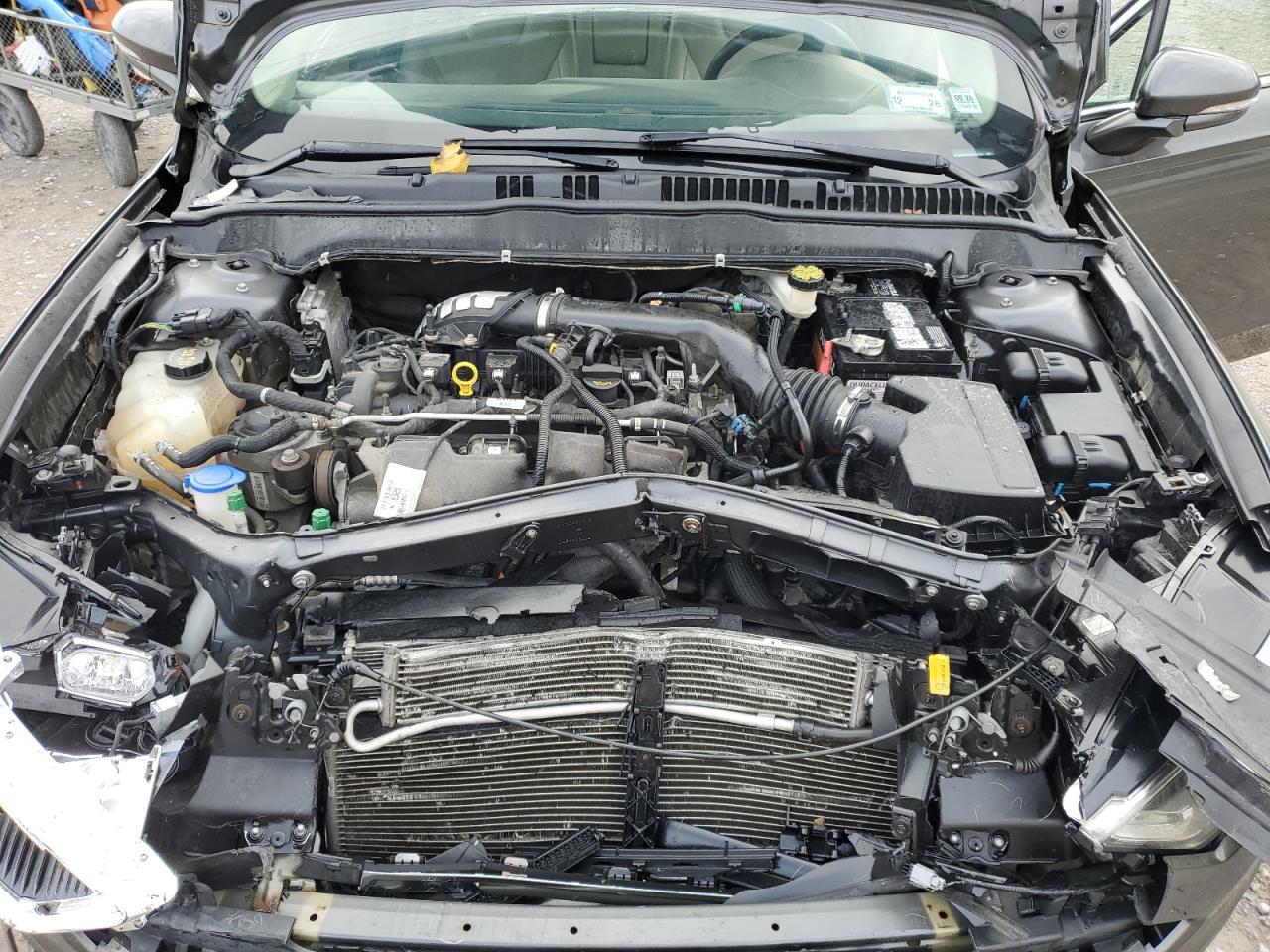 2017 Ford Fusion Titanium VIN: 3FA6P0K91HR115001 Lot: 92835055